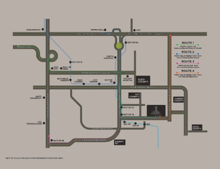 Floor Plan, ivory-county 4 Bedroom 2727 Sq.Ft. Apartment In Sector 115 Noida 9115741