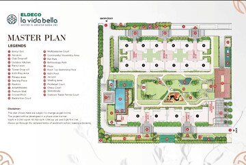 Master Plan in 4 BHK Apartment at Eldeco La Vida Bella, Sector 12 Greater Noida – for Sale
