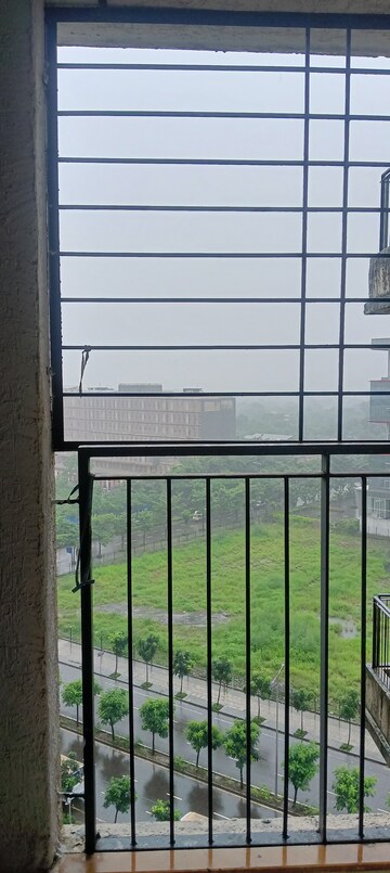 Balcony in 1 BHK Apartment at Lodha Lakeshore Greens, Dombivli East – for Rent
