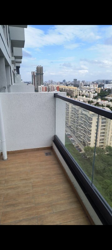 Balcony in 2 BHK Apartment at Majestique Signature Towers, Balewadi – for Rent