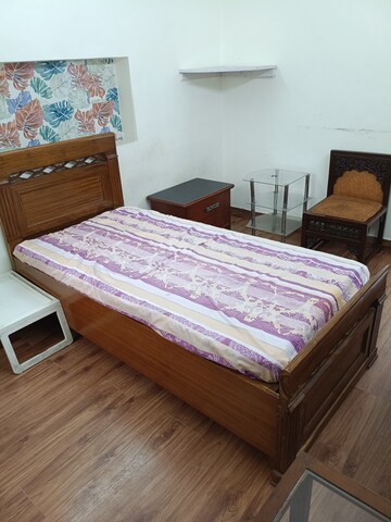 Bedroom in 1 RK Builder Floor at New Friends Colony – for Rent