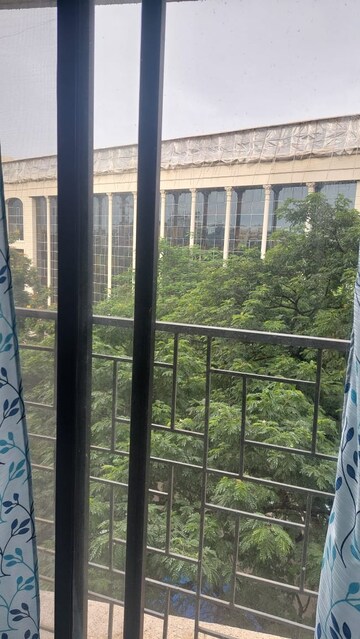 Balcony in 1 BHK Apartment at Savannah Avalon, Andheri East – for Rent