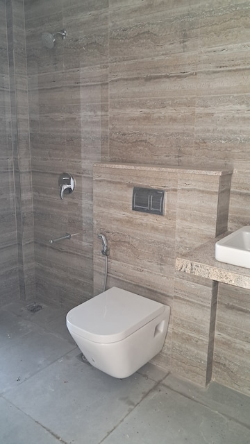 Bathroom in 3 BHK Apartment at Runwal Nirvana, Parel – for Rent