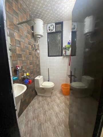 Bathroom in 2 BHK Builder Floor at Sai Enclave Niti Khand, Niti Khand – for Rent