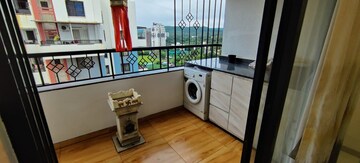 Balcony in 2 BHK Apartment at Mont Vert 2, Pashan – for Rent