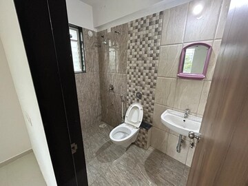 Bathroom in 2 BHK Apartment at Sai Innovision 7 Avenues, Balewadi – for Rent