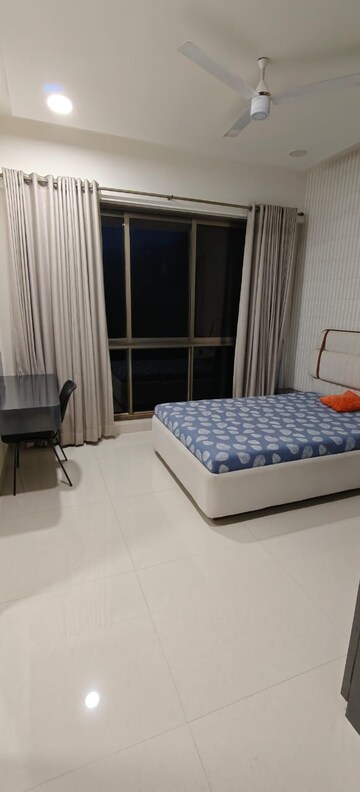 Bedroom in 3 BHK Apartment at Status Sankalp Heights, Malad West – for Rent