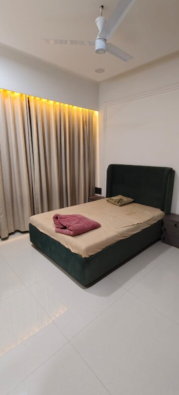 Bedroom in 3 BHK Apartment at Status Sankalp Heights, Malad West – for Rent