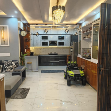 Living Room in 3 BHK Builder Floor at Dwarka Mor – for Sale