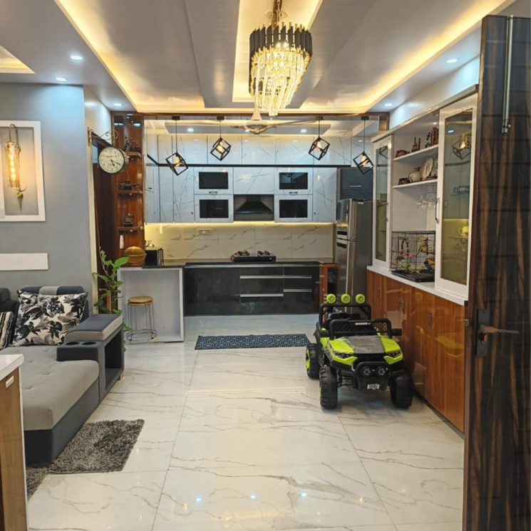 Living Room, dwarka mor 3 Bedroom 900 Sq.Ft. Builder Floor In Dwarka Mor Delhi 9116297