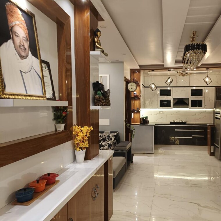 Kitchen, dwarka mor 3 Bedroom 900 Sq.Ft. Builder Floor In Dwarka Mor Delhi 9116297