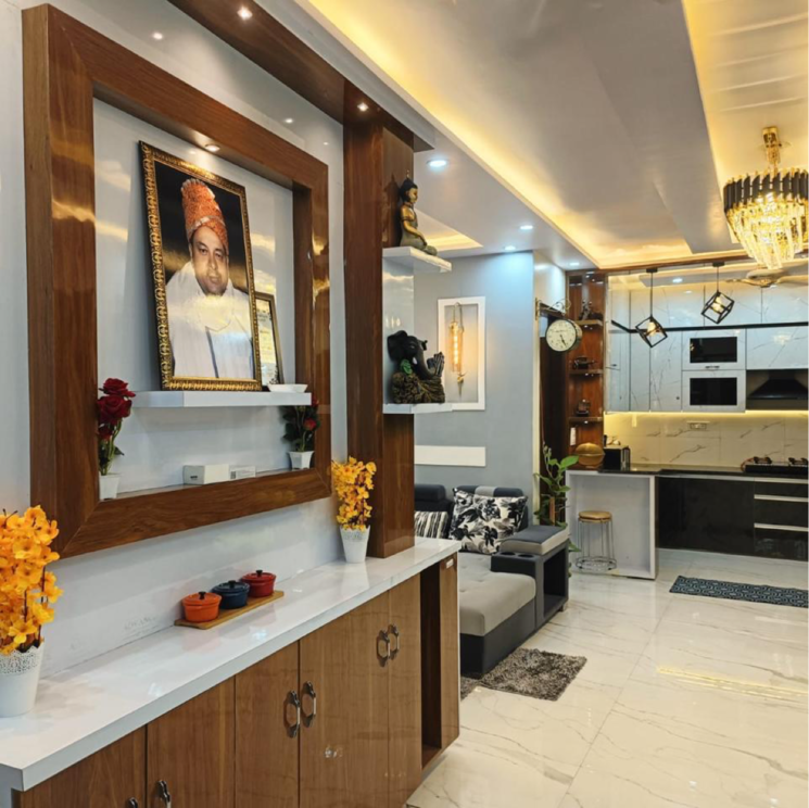 Living Room, dwarka mor 3 Bedroom 900 Sq.Ft. Builder Floor In Dwarka Mor Delhi 9116297