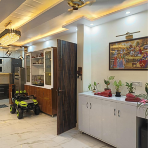 Living Room in 3 BHK Builder Floor at Dwarka Mor – for Sale