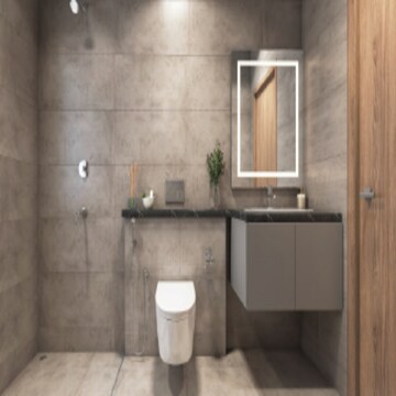Bathroom in 3 BHK Apartment at Provident Bayscape, Kelambakkam – for Sale