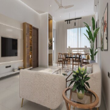 Living Room in 3 BHK Apartment at Provident Bayscape, Kelambakkam – for Sale