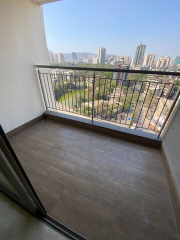 Balcony in 3 BHK Apartment at Gala Pride Palms, Thane West – for Rent