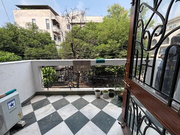 Balcony in 3 BHK Builder Floor at Anand Niketan – for Rent