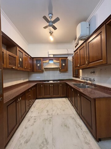 Kitchen in 3 BHK Builder Floor at Anand Niketan – for Rent