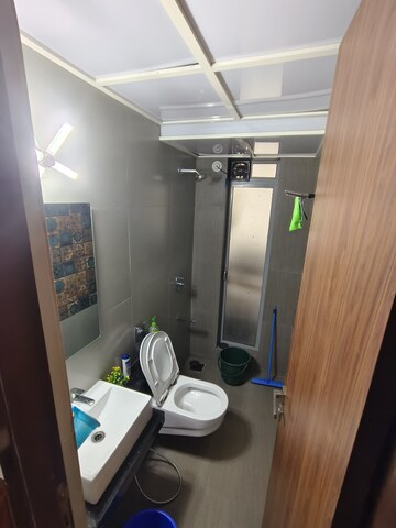 Bathroom in 1 BHK Apartment at Rajesh White City, Kandivali East – for Rent