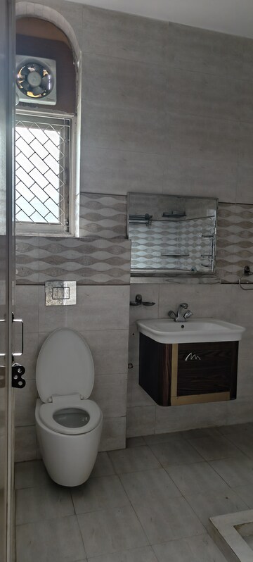 Bathroom in 3 BHK Builder Floor at Lajpat Nagar – for Rent