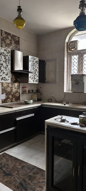 Kitchen in 3 BHK Builder Floor at Lajpat Nagar – for Rent