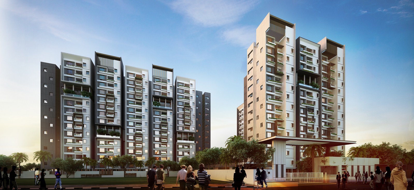 2 BHK 1105 Sq.Ft. Apartment in Shriram Solitaire