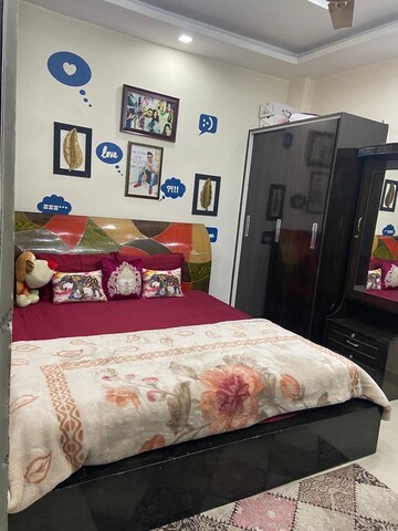 Bedroom in 2 BHK Builder Floor at Smart Lane, Niti Khand – for Rent