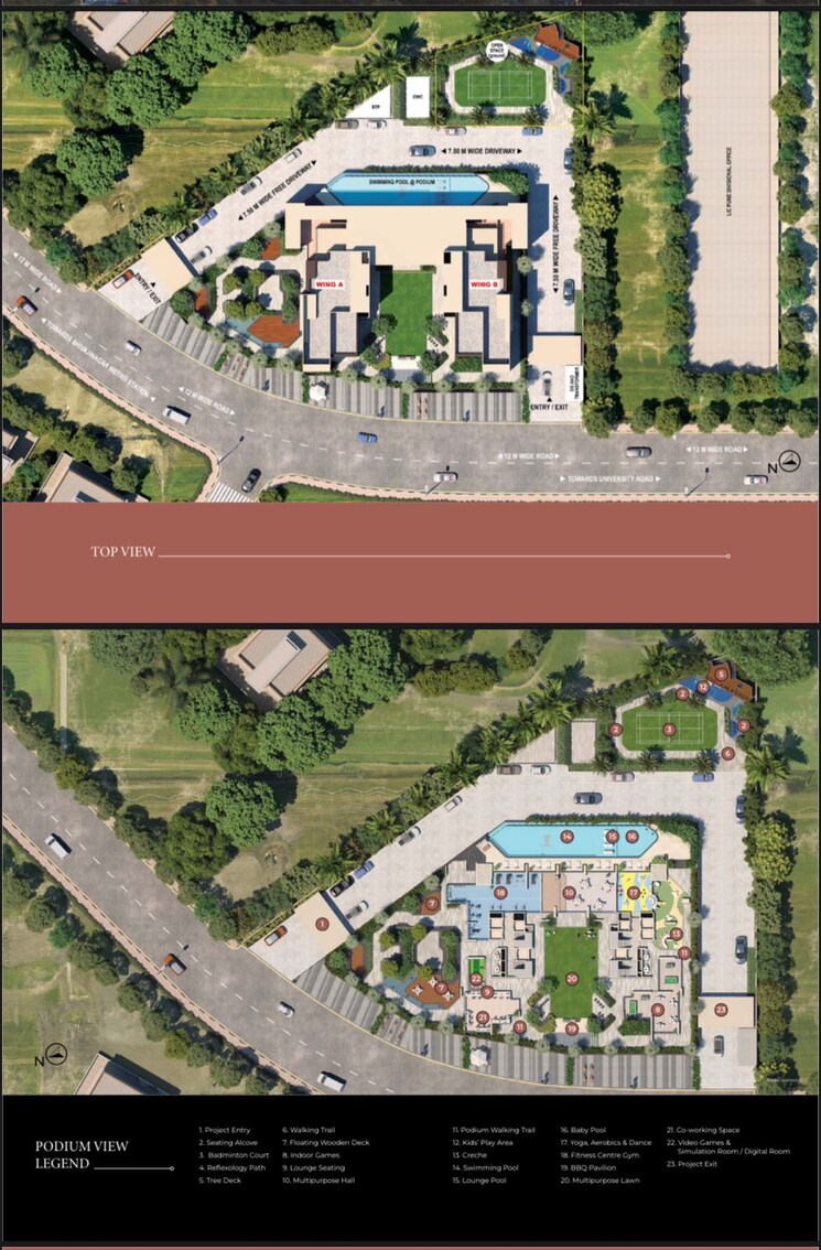 Master Plan, venkatesh-laurel 3 Bedroom 1296 Sq.Ft. Apartment In Shivajinagar Pune 9116670