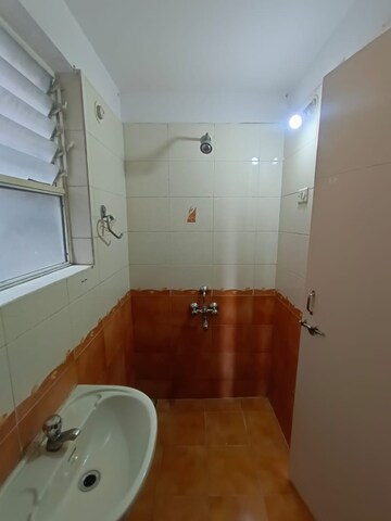 Bathroom in 3 BHK Apartment at Siddhivinayak Shubhashree Residential, Akurdi – for Rent