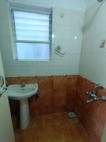 Bathroom in 3 BHK Apartment at Siddhivinayak Shubhashree Residential, Akurdi – for Rent