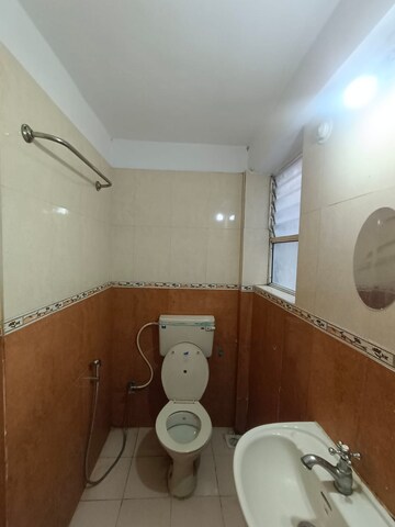 Bathroom in 3 BHK Apartment at Siddhivinayak Shubhashree Residential, Akurdi – for Rent