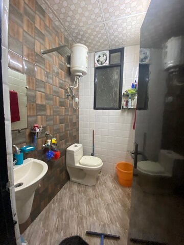 Bathroom in 2 BHK Builder Floor at Sai Enclave Niti Khand, Niti Khand – for Rent