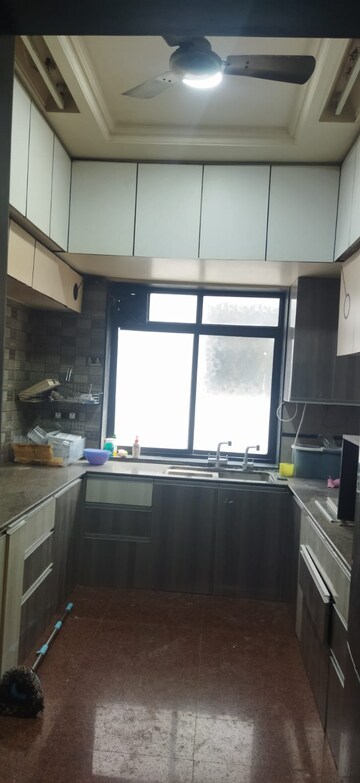 Kitchen in 3 BHK Apartment at Vijay Villas, Ghodbunder Road – for Rent