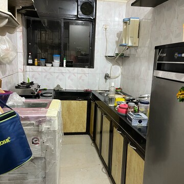 Kitchen in 1 BHK Apartment at Shankar Tower, Sanpada Sector 1 – for Rent