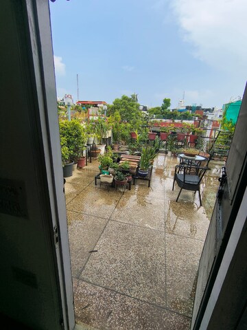 Balcony in 2 BHK Apartment at Boutique Residential Apartments C-220, Malviya Nagar – for Rent