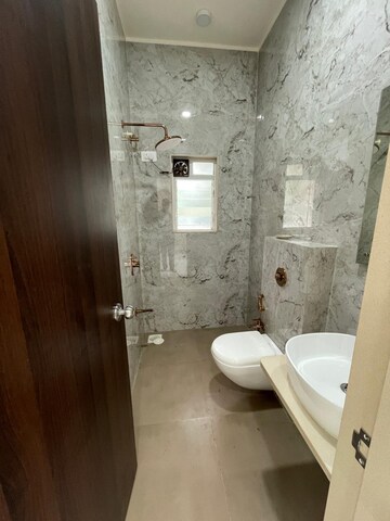 Bathroom in 3 BHK Apartment at JVMS Clermont, Mulund West – for Rent