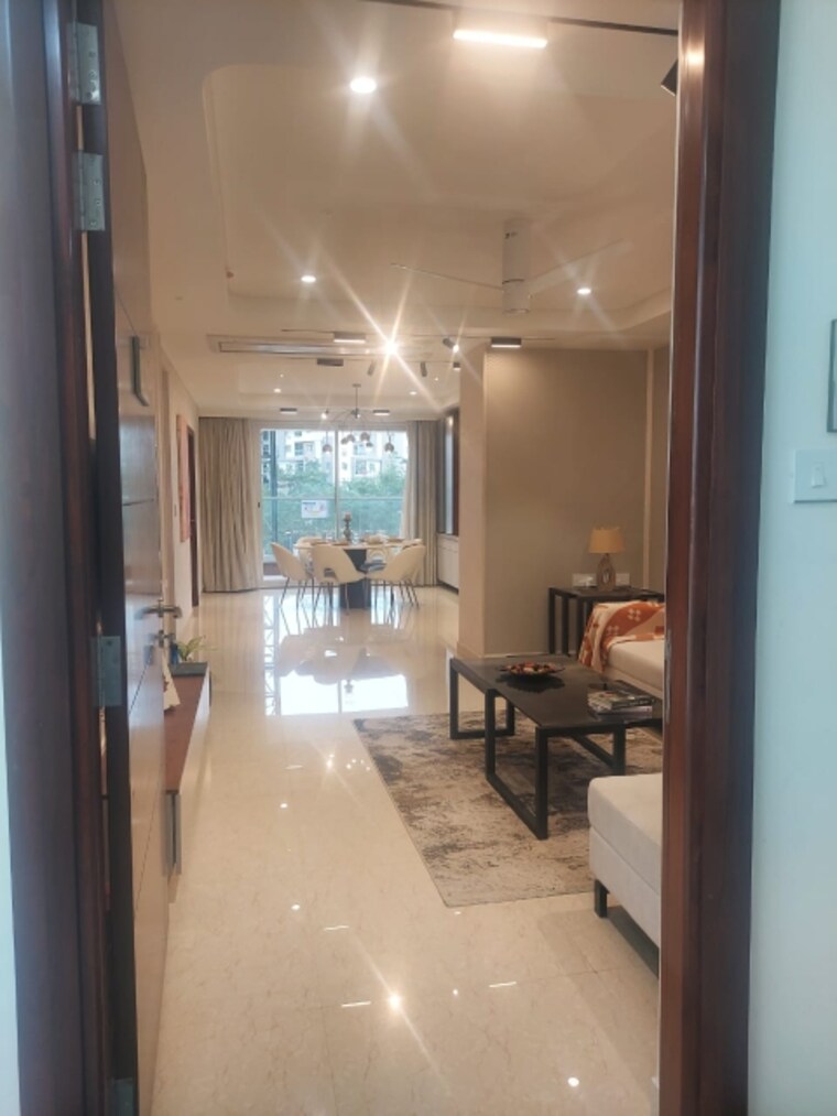 Living Room, srias-iwa 3 Bedroom 2290 Sq.Ft. Apartment In Nanakramguda Hyderabad 9117048