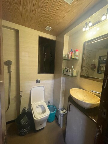 Bathroom in 1 RK Apartment at Siddhi Prabha CHS, Prabhadevi – for Rent