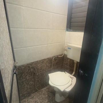 Bathroom in 1 BHK Apartment at Laxmi Aashirwad, Khandeshwar – for Rent