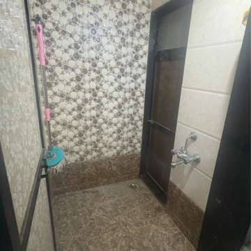 Bathroom in 1 BHK Apartment at Laxmi Aashirwad, Khandeshwar – for Rent