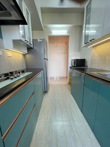Kitchen in 4 BHK Apartment at The Ecos, New Town – for Rent