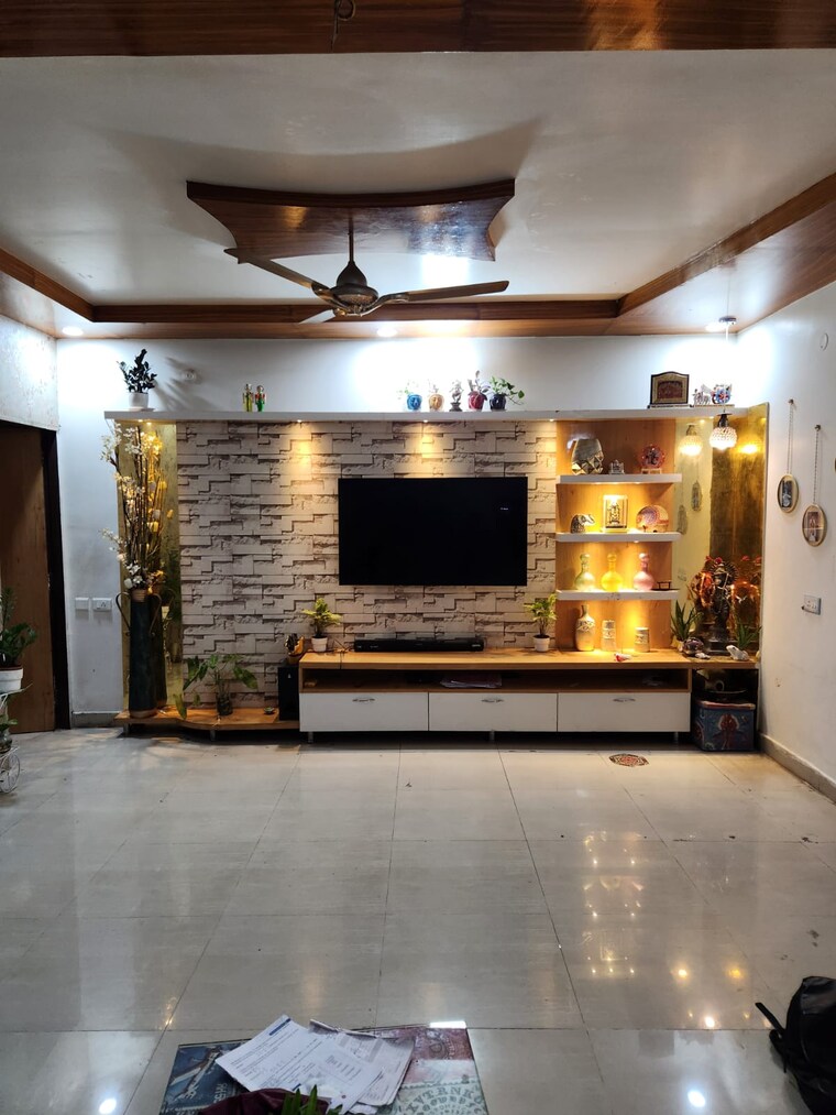 Living Room, hi-rise-paradise 4 Bedroom 1800 Sq.Ft. Villa In Bachupally Hyderabad 9117216