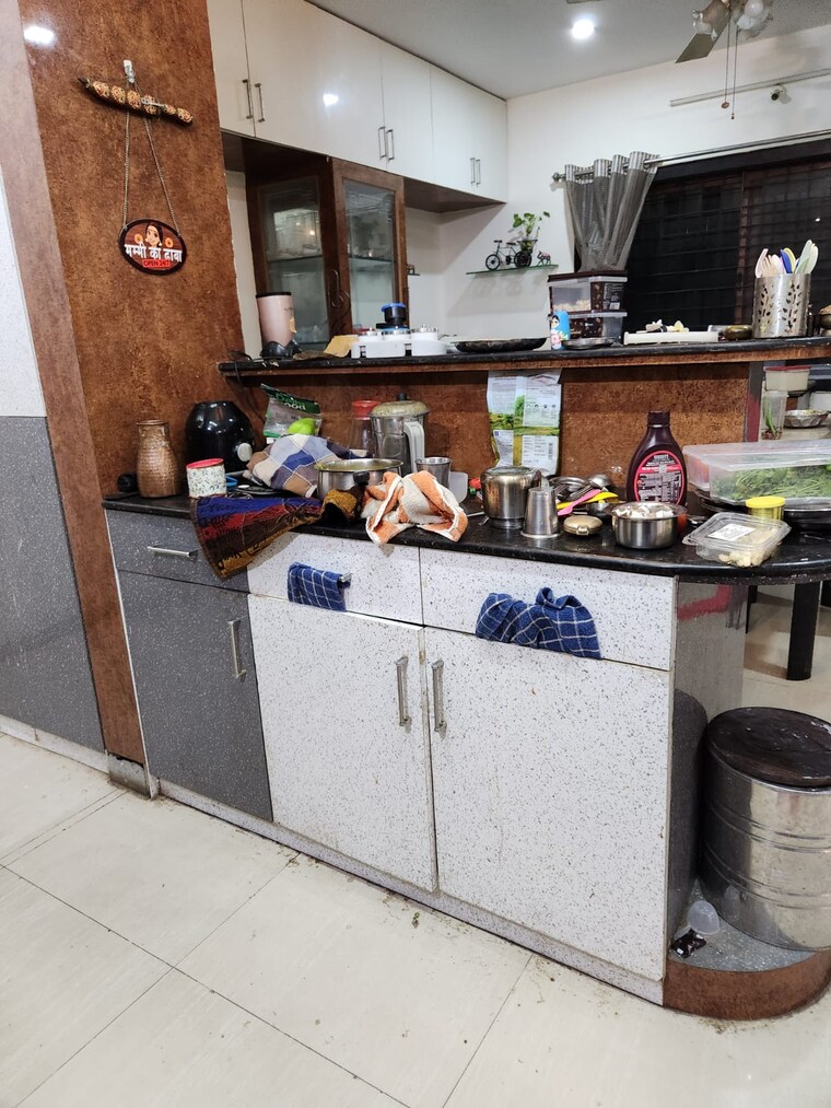 Kitchen, hi-rise-paradise 4 Bedroom 1800 Sq.Ft. Villa In Bachupally Hyderabad 9117216