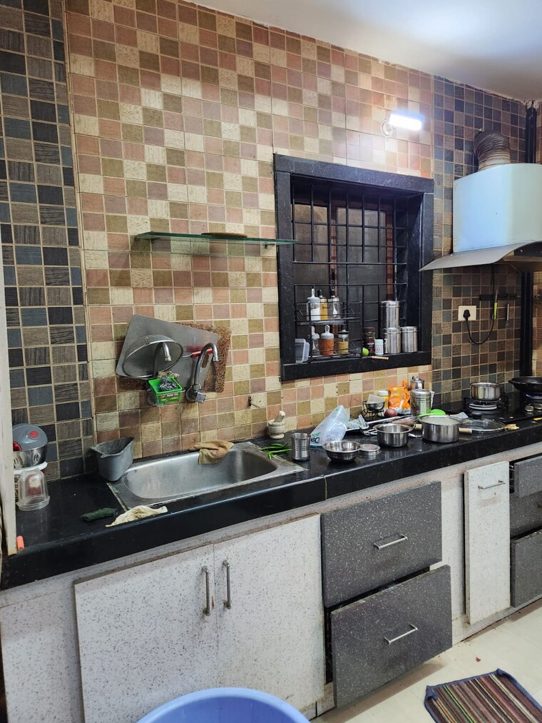Kitchen, hi-rise-paradise 4 Bedroom 1800 Sq.Ft. Villa In Bachupally Hyderabad 9117216