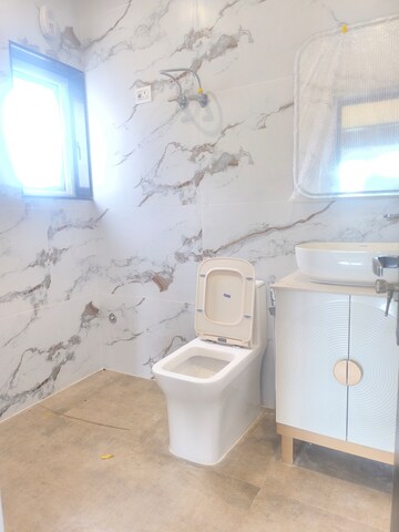 Bathroom in 3.5 BHK Apartment at Vasant Kunj – for Rent