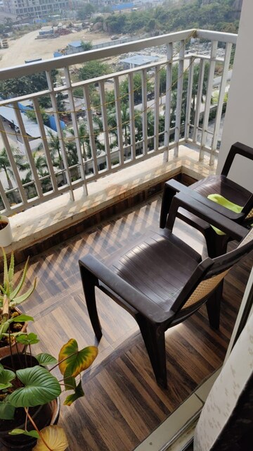 Balcony in 3 BHK Apartment at Cybercity Rainbow Vistas, Hi Tech City – for Rent