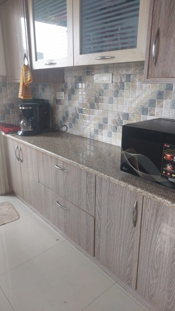 Kitchen in 3 BHK Apartment at Cybercity Rainbow Vistas, Hi Tech City – for Rent