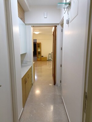 Building Lobby in 3 BHK Apartment at Adani Ten BKC, Bandra East – for Rent