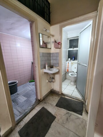 Bathroom in 1 BHK Apartment at Lok Gaurav Society, Vikhroli West – for Rent