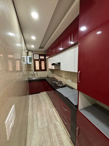 Kitchen in 2 BHK Builder Floor at Janakpuri – for Rent